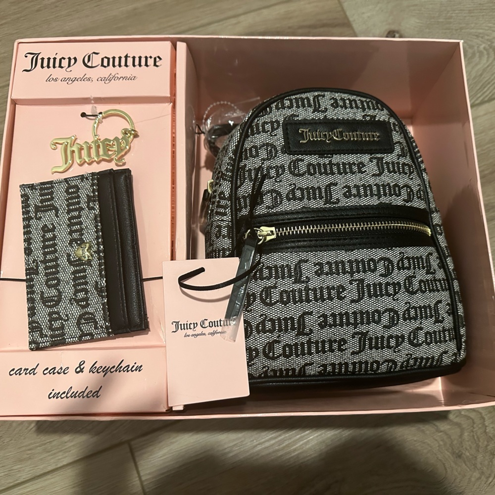 Juicy couture mini backpack sets